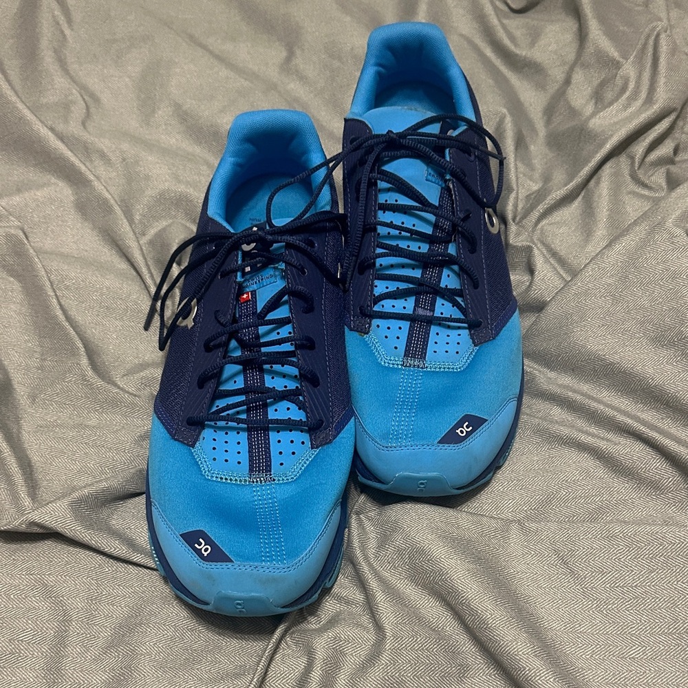 On Running Blue Athletic Shoes